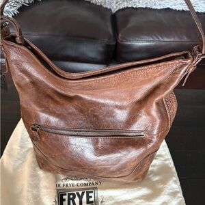 Frye Brown Leather Shoulder Bag